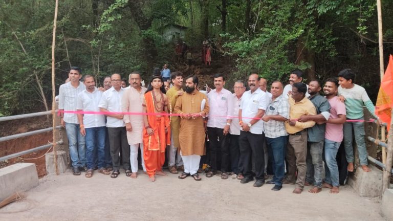 मंत्री भरतशेठ गोगावले यांच्या हस्ते वाळसूरे येथील गांधारी नदीवरील नवीन बांधलेल्या पुलाचे उद्घाटन…
