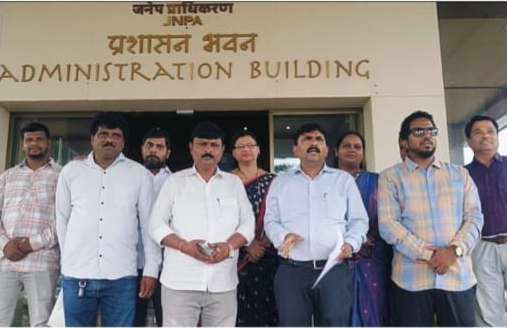 एनएसएफटी नोकर भरती उरणला, मुलाखती गुजरातला?… मनसेचा संतप्त सवाल; जेएनपीटी प्रशासनावर धडक…