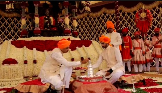 रायगडावर शिवराज्याभिषेकाचा जल्लोष…