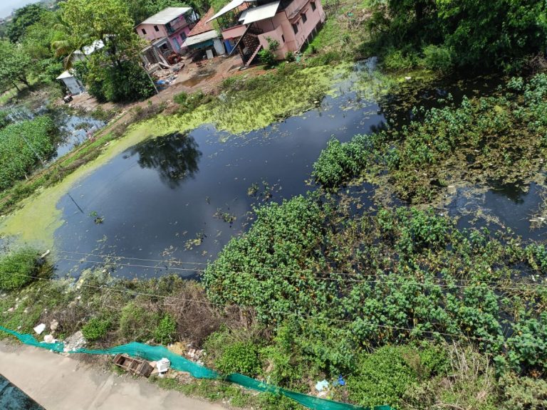 सांडपाण्याचा विळखा! खांदाडमध्ये आजारांचा स्फोट होण्याचा धोका