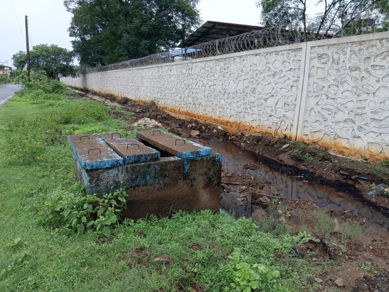 दीपक नायट्रेट कंपनीच्या प्लॉट मधून सोडले जाणारे घातक केमिकलयुक्त सांडपाणी बंद करण्यात यावे: निलेश वारंगे…