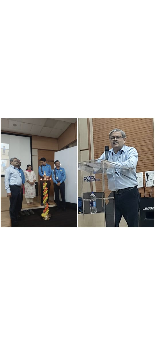 पोस्को कंपनीत वैद्य संतोष गटणे यांचे पत्रकार व शेतकऱ्यांसाठी मार्गदर्शक व्याख्यान… 