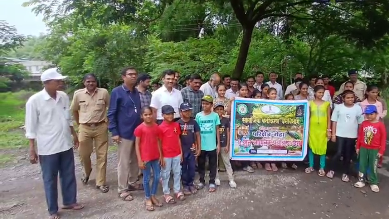 जागतिक पर्यावरण दिनानिमित्त रोहा आगार व चर्चकडून वृक्षारोपण… उन्हाळी शिबिरातील बालकं व स्थानिक पर्यावरण प्रेमींचा सहभाग…
