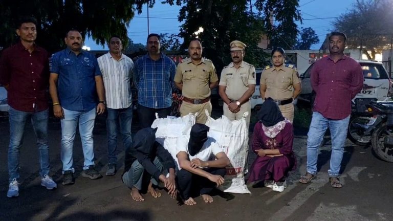 मालेगावमध्ये ४० किलो गांजा पकडला… छावणी पोलिस निरीक्षक दीपक जाधव,पोलिसांची मोठी कारवाई…