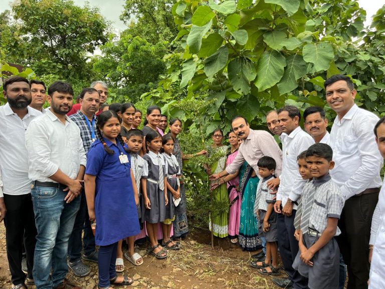 माडप येथे तहसीलदार अभय चव्हाण यांच्या हस्ते वृक्ष रोपण… कार्यक्रम निमित्त महसूल विभागातील अनेक प्रलंबित कामे मार्गी…