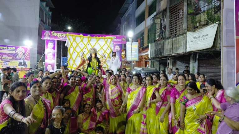 कुणाल नीरभवणे यांच्या नेतृत्वाखाली सीवूड्समध्ये माऊलीच्या भक्तीचा उत्सव… ढोल-ताशांच्या गजरात सीवूड्सच्या माऊलीला निरोप…