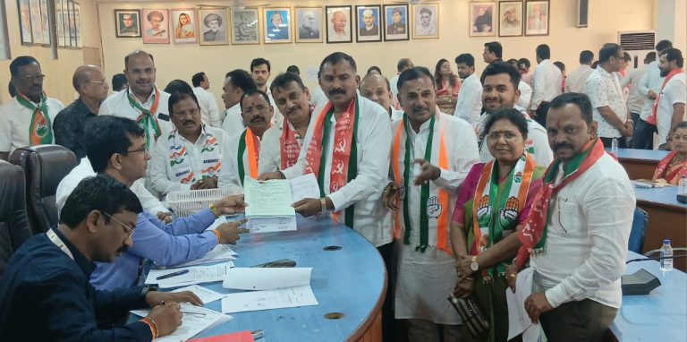 अलिबाग नगरपरिषद २०२५ : राजाभाऊ ठाकूर यांच्या प्रभावी मार्गदर्शनाखाली काँग्रेस उमेदवारांची नामनिर्देशन उत्सहात दाखल…