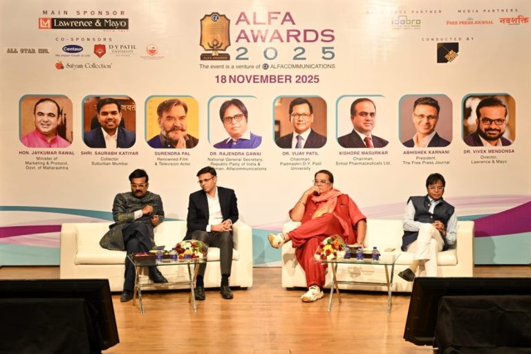 ‘अल्फा अवॉर्ड्स २०२५’ : प्रेरणा, गौरव आणि मानवतेचा भव्य उत्सव मुंबईत साकार…